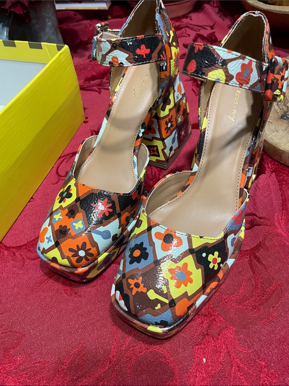 Circus NY Chunky Retro Heels. 6.5 US/36.5 UK